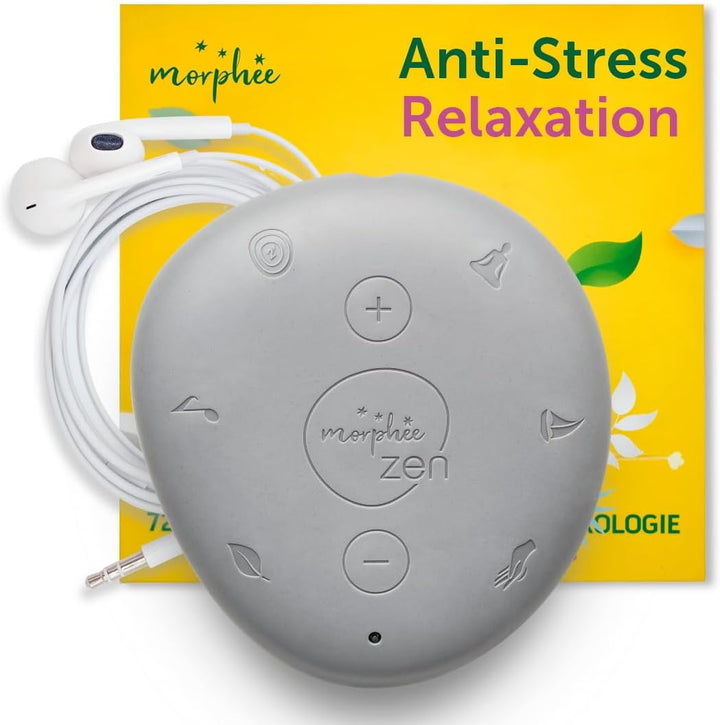 - French Version - Meditation and Sophrology Box - Relaxation and Sleep Aid Device - Ideal against Insomnia and Sleep Disorders - Gift for Women and Men