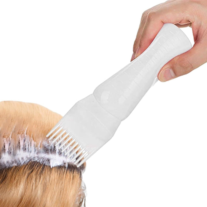 Hair Dye Brush, Lightweight Root Applicator, Shampoo Hair Color Oil Brush Tool with Graduated Scale, for Home Salons
