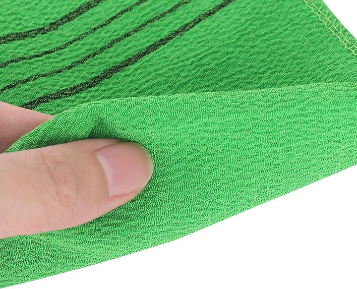 5Pcs Asian Exfoliating Washcloth Italy Towel Korean Exfoliating Mitt Dual-Sided Exfoliating Glove for Removing Dead Skin Callus Scrubbing Shower Spa Scrub Mitt Bath Accessories