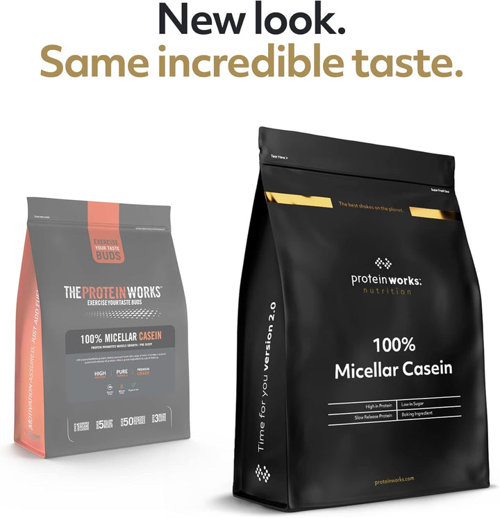 Protein Works 100% Micellar Casein Protein Powder | Slow Release Protein Shake | Amino Acids | High Protein| Vanilla Crème | 500 G Casein protein, Slow-digesting protein, Protein supplement, Protein powder, Muscle recovery protein, Fitness protein, High p