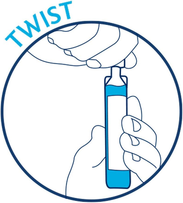 Reliwash Sterile Saline Eye Wash Solution Pods - 1 X 25 X 20Ml First Aid Eyewash Drops - Contains Sodium Chloride