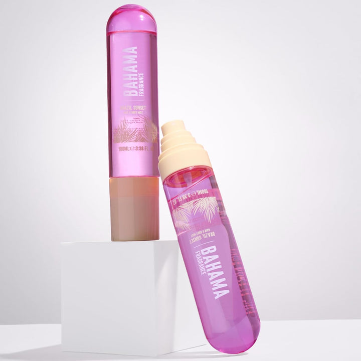 Brazil Sunset Hair & Body Mist – Tropical Scent with Warm Vanilla, Coconut & Exotic Florals – Long-Lasting Fragrance – 100Ml