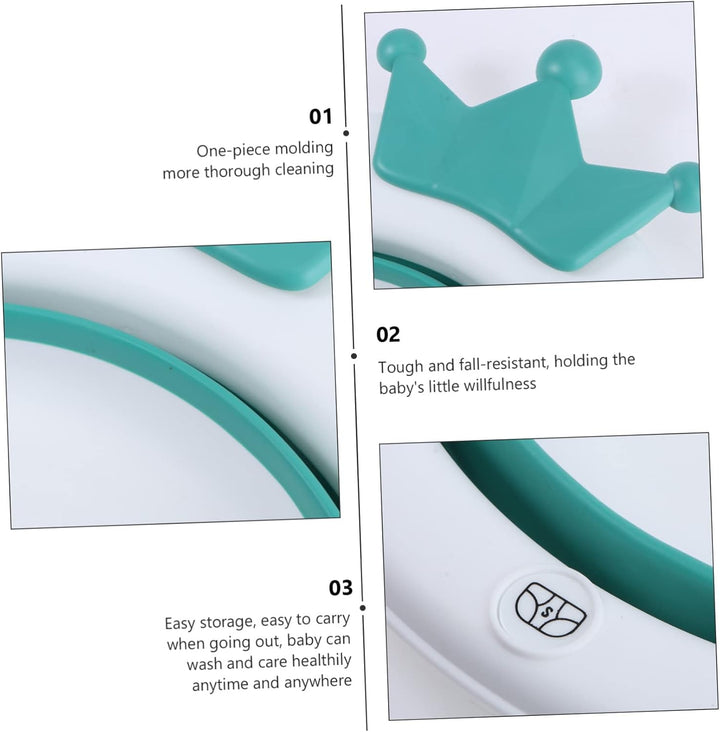 Wash Basin Folding Portable Cartoon Design Home Use for Newborn Cleaning