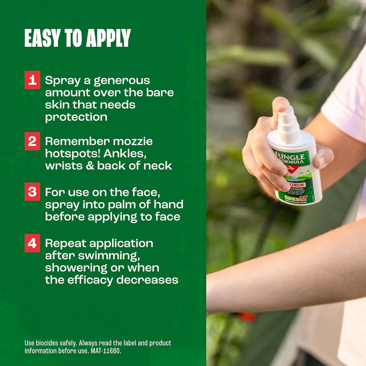 Maximum Strength Insect Repellent Aerosol Spray (125Ml - 50% DEET) - up to 9 Hour Protection against Mosquitoes, Ticks & Biting Insects - Mosquito Repellent for Travel & Domestic Use