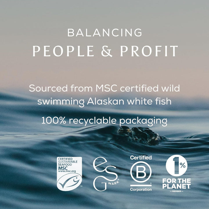 Wild Collagen Powder 200G - Pure Hydrolyzed Marine Collagen Peptides Supplement (Fish) - Best Collagen Powder for Women - High Protein, Fasting Friendly - 30 Day Supply