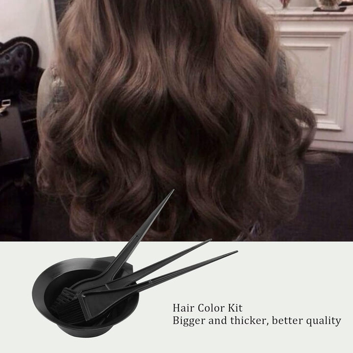 Hair Color Dye Bowl Comb Brushes Tool Kit Set Coloring