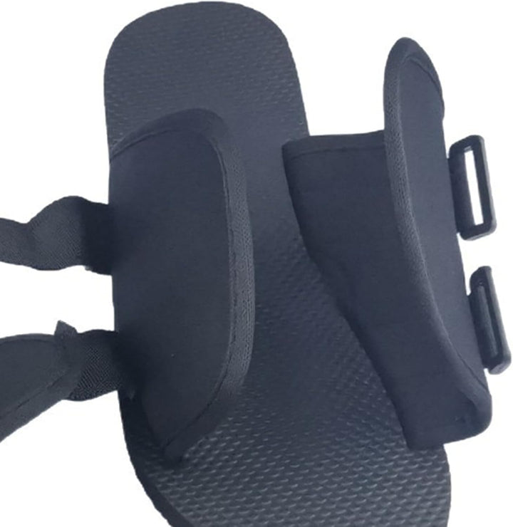 Post Surgery Slippers for Women Adjustable Wide Fit with Hook and Loop Soft Breathable Comfort Footwear for Diabetics Elderly Patients Hospital Home Use