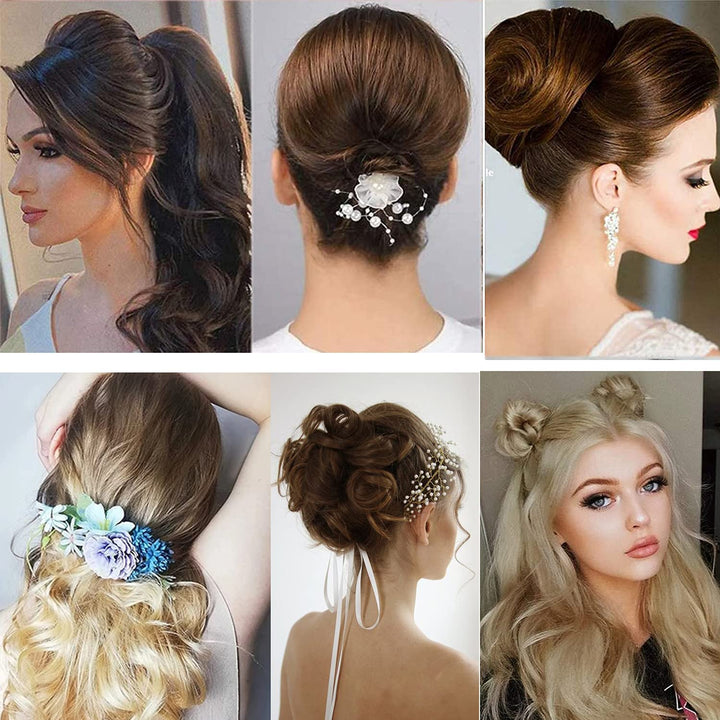 Bobby Pins, 200Count Brown Hair Pins Hair Grips with Box for Women Lady Girls Kids Kirby Grips Invisible Wave Hairgrip Barrette Hairclip Bulk Hair Accessories (Brown 5.2CM)