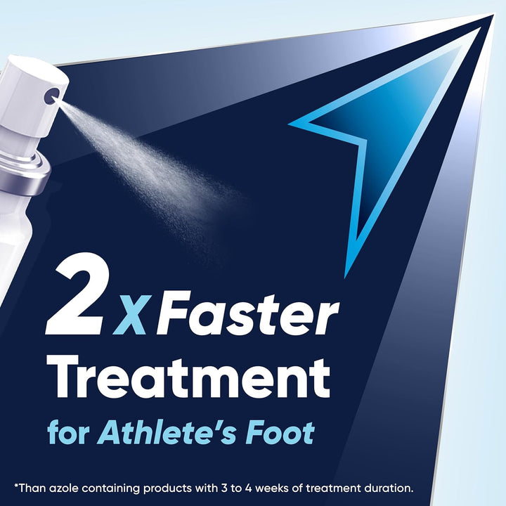 at 1 Percentage Athlete’S Foot Treatment Spray, Soothes Itching, Redness, Cracking Symptoms & Helps Prevent Athlete’S Foot Recurrence, Antifungal Spray 15 Ml