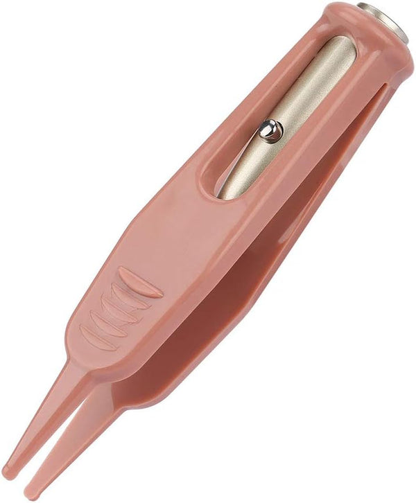 Baby Cleaning Tweezer, LED Lighted Nose Ear Navel Cleaner Remover for Infants Plastic Forcep Body Care Tool for Stuffy Nose Relief for Newborns Toddlers