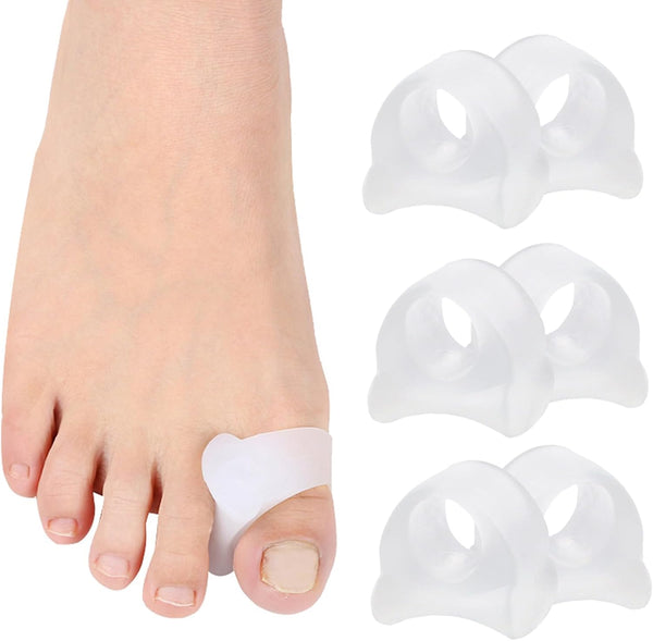 Toe Separators to Correct Your Toes 12 Pcs, Big Toe Spacers for Overlapping Toes Bunions Hammer Toe Relaxation Restore Toes to Their Original Shape, Toe Straighteners Toe Support
