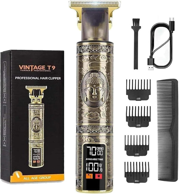 Upgraded Hair Clipper for Men, Hair Trimmer Shaver with LCD Display, Professional Beard Trimmer Barber Clippers Cordless Detailer Trimmer, Long-Lasting Battery Clippers for Haircuts, Gifts for Men