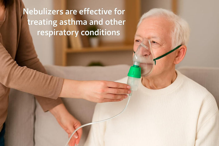 NEBULISER Replacement Set Respiratory Treatment - Includes Nebulizer Chamber, Tube and Face Mask.