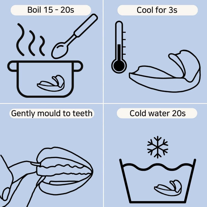 Easy Mouldable Mouth Guard for Teeth Grinding, 6 X Mixed, Protect Tooth Enamel, Grinding Teeth Night Guard for Sleeping, Bruxism Clenching Gum Shield for Sleep, Dental Guards for Women Men