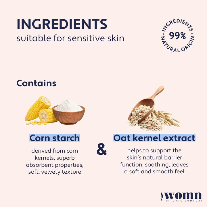 Intimate Comfort Dry & Fresh Powder – Talc-Free Body Powder against Moisture, Friction & Odour, 100 G