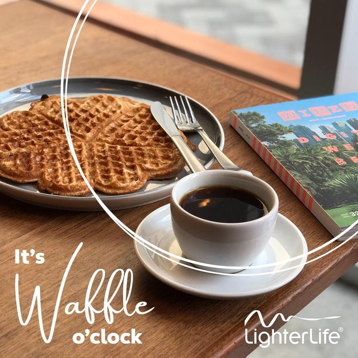 Lighterlife Maple Syrup Protein Pancake Mix 350G, High Protein Meal Replacement Pancake | 16G Protein | High Protein Breakfast | Weight Loss Waffle Powder (280G Pouch Serves 7)