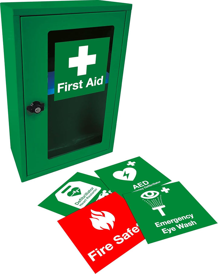 AED Defibrillator Wall Cabinet with Thumb Lock