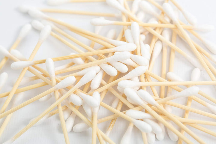 100 Bamboo Cotton Buds 100% Natural Biodegradable Wooden Swabs (100 BUDS)