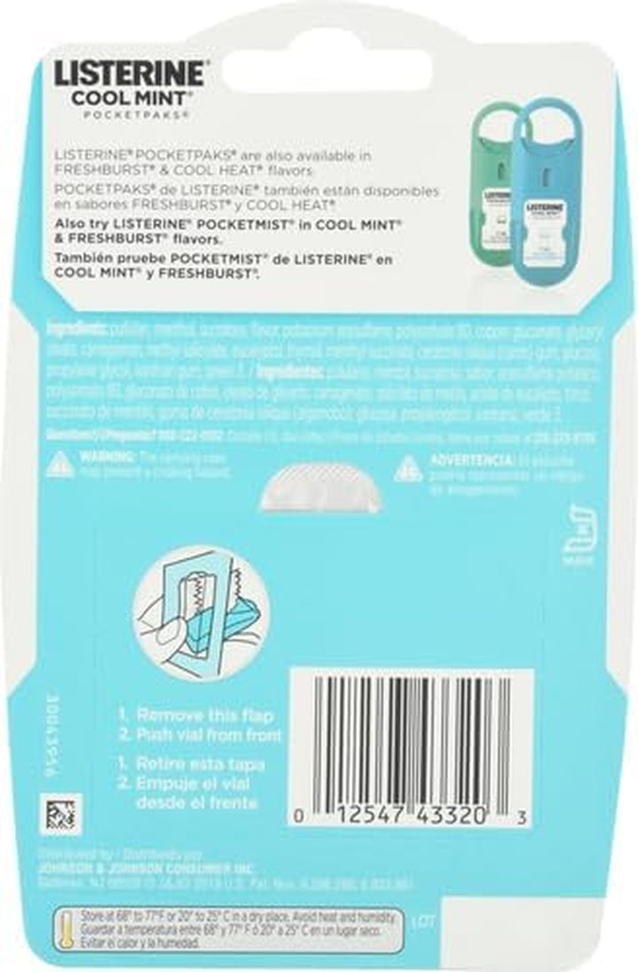 Pocket Paks Cool Mint 72'S