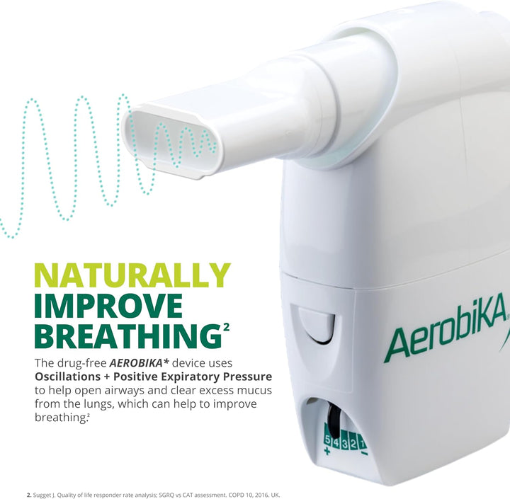 OPEP Natural Phlegm and Mucus Clearance Device - Lung Exercise Therapy Unblocks and Expands Airways Helping to Improve Breathing and Reduce Cough