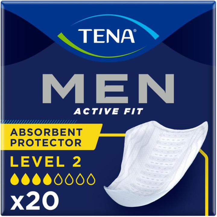 750776 Men Level 2 Incontinence Pad, Pack of 20