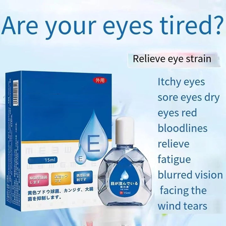 Anti-Fatigue Eye Drops, Japanese Eye Drops New Eye Care Brightening Solution from Japan, Eye Care Liquid Japan