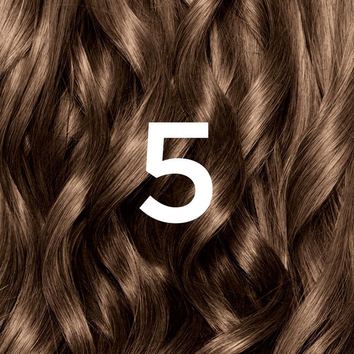 Nutrisse Permanent Hair Dye, Natural-Looking, Hair Colour Result, for All Hair Types, 5 Mocha Brown