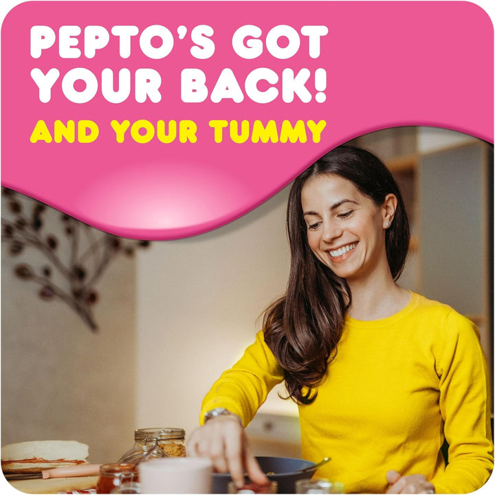 Pepto-Bismol for Nausea, Heartburn, Indigestion, Upset Stomach and Diarrhoea Relief, 5 Symptom Relief, 240Ml