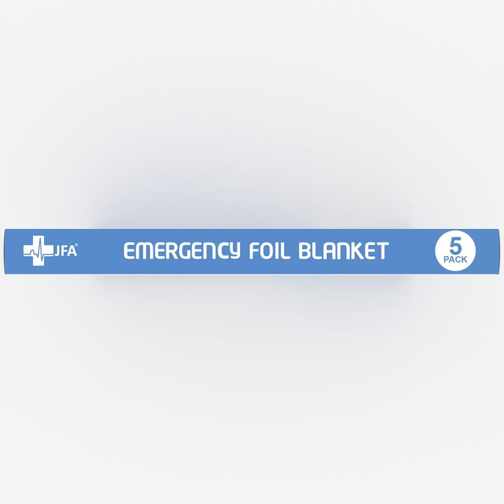 5 X Individually Packaged Medical First Aid Foil Survival Blankets for Personal Use - Reflective to Maintain Body Heat