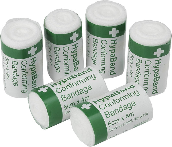 Hypaband Conforming Bandages - 5Cm X 4M (Pack of 6)