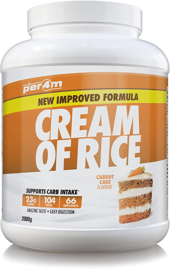 Protein Cream of Rice | Easy-To-Digest Complex Carbohydrate | Gluten-Free, Plant-Based Smooth Rice Porridge | Ideal Pre Post-Workout (2Kg, Chocolate Brownie Batter)