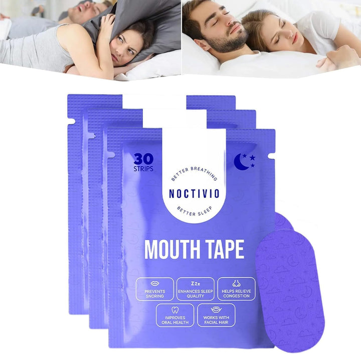 Mouth Tape for Sleeping Snoring,Gentle on Sensitive Skin,Pain Free Removal,Great Day Begins with a Good Night'S Sleep