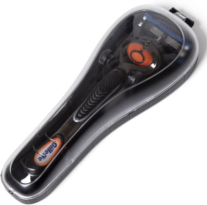 Manual Razor Travel Case Portable Plastic Manual Razor Trimmer Protector Black