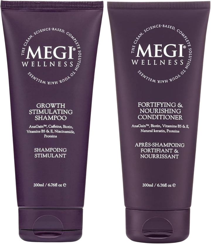 WELLNESS Stimulating Hair Growth Serum – Natural Minoxidil Alternative with Caffeine, Biotin, Anagain™, Capilia Longa™ – Clinically Tested Solution for Thinning Hair - Men & Women (50Ml)