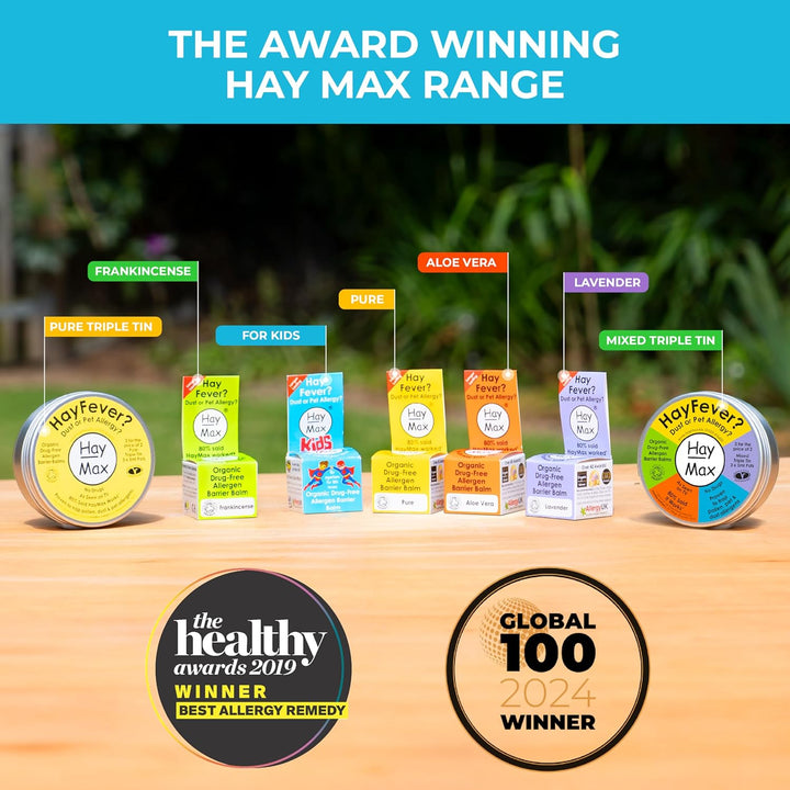 Allergen Barrier Balm - for Kids 5Ml - Organic, Natural & Non-Drowsy Hay Fever & Allergy Relief Balm - Traps & Blocks Pollen, Dust & Other Allergen Particles - Apply around the Nose & Eyes