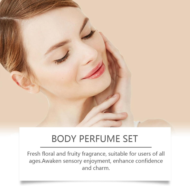5PCS Brazilian Perfume Body Spray,Brazilian Perfume,Hair and Body Mist,Body Fragrance,Long Lasting Perfumes for Women,Fruity Body Spray Body Splash,Natural Moisturizing Body Splash for Women