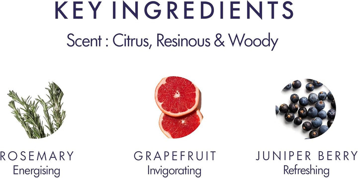 Revive Shower Oil 250 Ml, Energise & Awaken with Our Reviving, Therapeutic Essential Oil Blend of Grapefruit, Rosemary & Juniper Berry. Luxurious Oil-To-Milk Formula