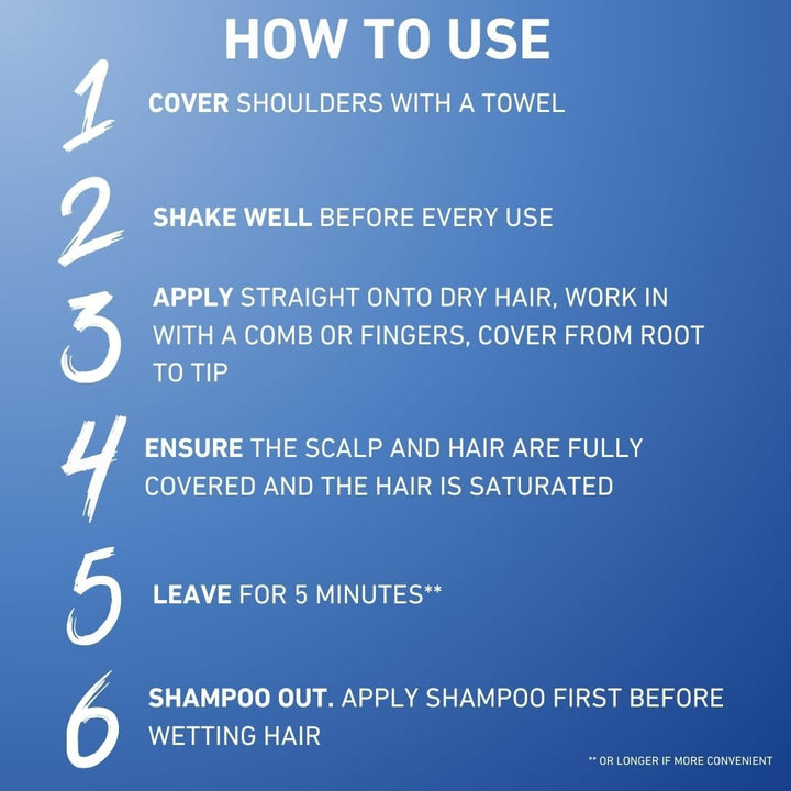 Kills Headlice Liquid Gel, Fast and Effective Lice and Nit Treatment, Kills Head Lice and Eggs, 8 Treatments, Clinically Tested, Suitable for Adults and Children, 250Ml
