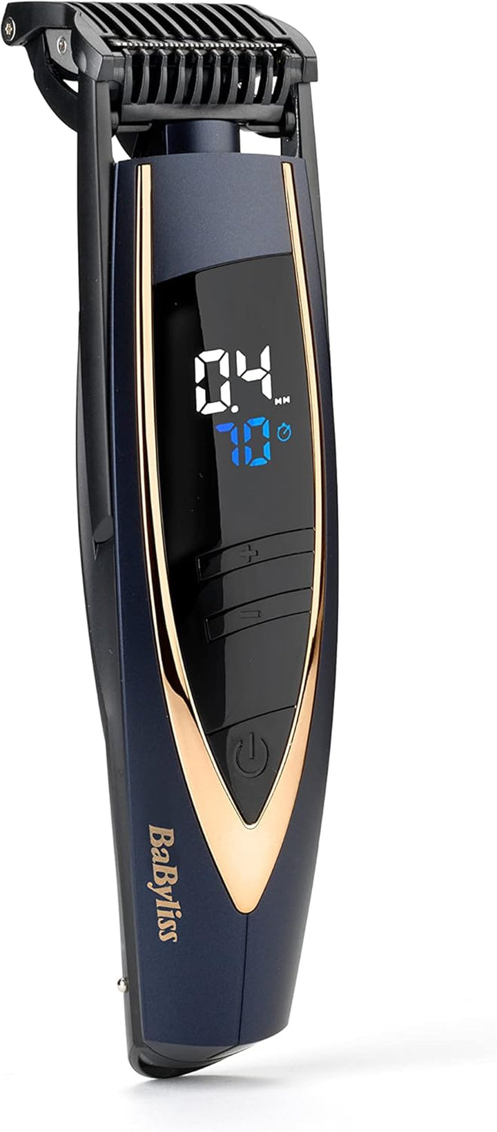 Babyliss Super Stubble XTP Beard Trimmer - Cordless & Waterproof Stubble/Beard Trimmer, 24 Length Settings (0.4-5Mm), Gifts for Men, Blue & Rose Gold, 7898DU