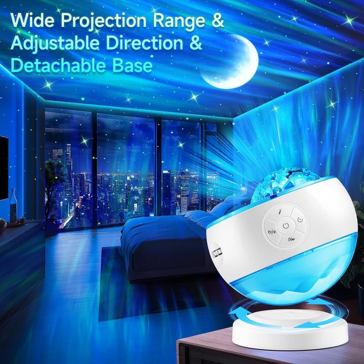 Galaxy Projector Star Projector Gifts for Girls Women, 16 ​Colour Moon Galaxy Light Christmas Gifts, 15 White Noise Machine | Bluetooth Northern Lights, Remote Sensory Lights, Room Decor