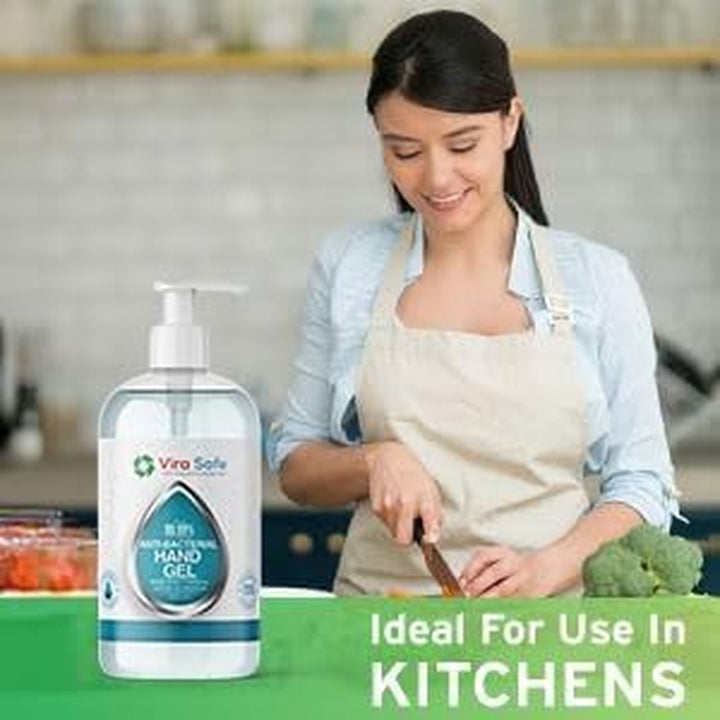 10 X 500Ml Hand Sanitiser 70% Alcohol Gel anti Bacteria Viral Eliminating Formula Gel Alcohol anti Bacterial Formula Pack of 10