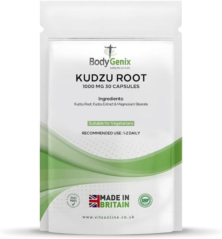 Kudzu Root 1000Mg Capsule Supplement - 30 Capsules 1 Month Supply