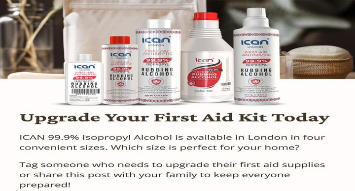 Isopropyl Rubbing Alcohol 99.9% First Aid Antiseptic Disinfectant 100Ml