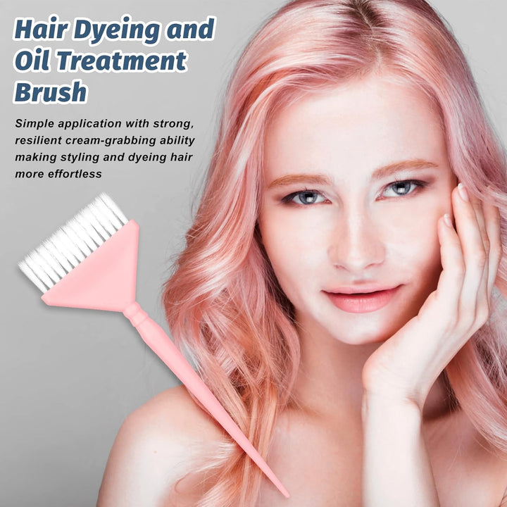 6PCS Tint Brush,Dye Brush, Durable Dye Brushes with Conical Tail, Color Brushes for Perm, Bleaching, Toner, Hairs Dyes Tools, Pink, Purple, Blue