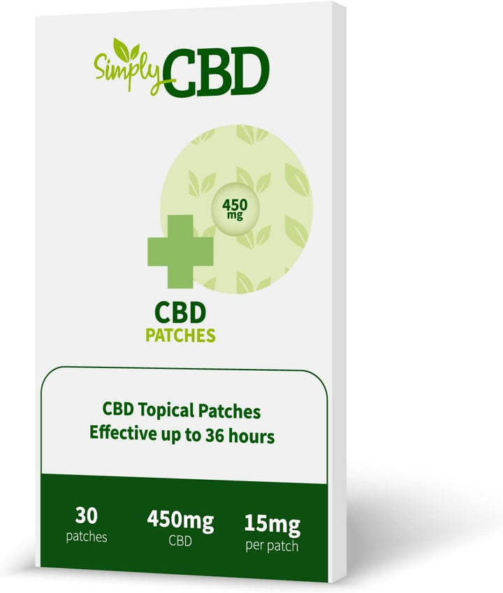 Patches - 30 CBD Topical Patches - 15Mg per Patch White
