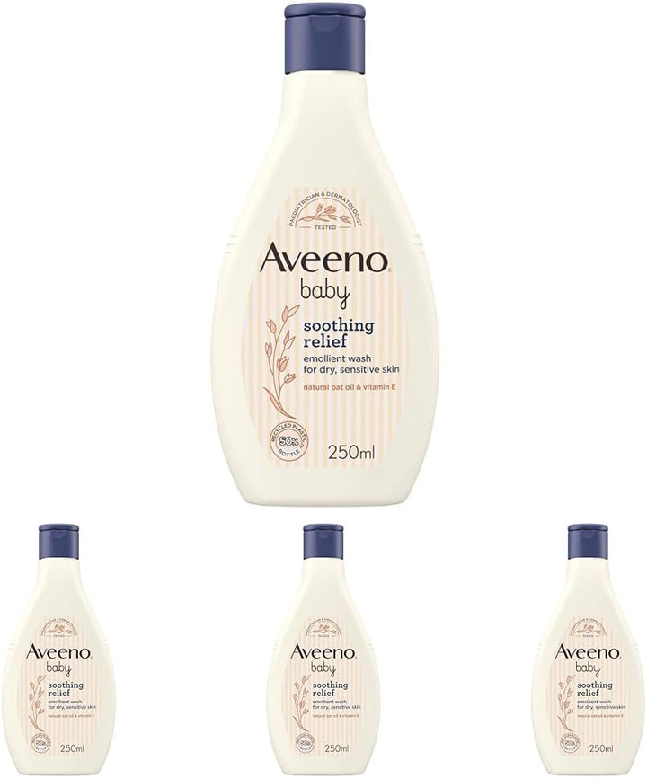 Soothing Relief Emollient Cream (1X 150Ml), Unscented Baby Cream with Natural Oil & Vitamin E, Soothes and Moisturises for 24 Hours, for Dry, Sensitive Skin Prone to Irritation