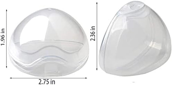 5Pcs Dummy Case, Transparent Pacifier Case Safe Bpa-Free Soother Pod Storage Box Nipple Shield Case for Travel and Home