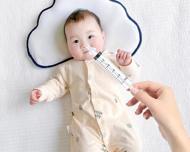 Nasal Aspirator, Baby Nasal Aspirator, Baby Nasal Irrigator, 10Ml Nasal Irrigator, with Cleanable & Reusable Silicone Nasal Suction Tip, 2Pcs