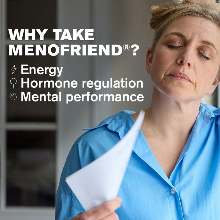 Menofriend | Menopause Support | Botanicals, Minerals and Phytoestrogens | 60 Vegan Capsules | Two-A-Day | DR.VEGAN