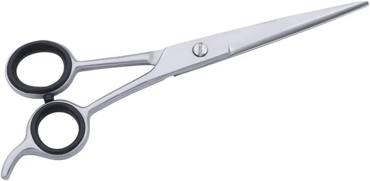 Professional Hairdressing Scissors, Stainless Steel Barber Scissors for Men, Women & Kids, Razor Sharp Hair Scissor for Hair Styling Salon and Home Use (Silver, 5.5")